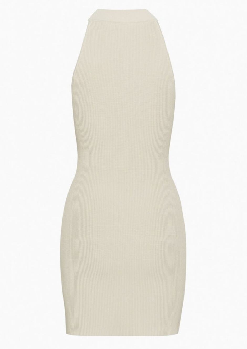 Babaton Aritzia‎ Sculpt Knit Halter Bodycon Mini Dress Womens S